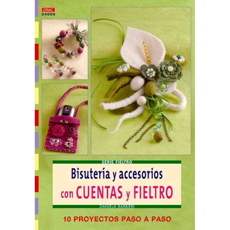 Bisutería y accesorios con cuentas y fieltro