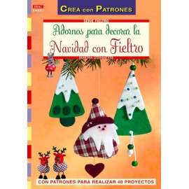 Adornos para decorar la Navidad con fieltro