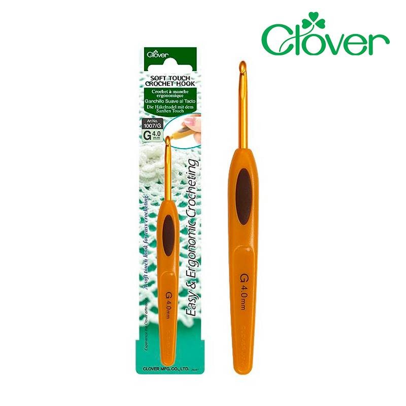 Aguja de Ganchillo Clover Soft Touch Aguja de Ganchillo Clover Soft Touch