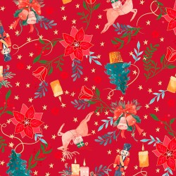 Poplin Fabric Katia - Xmas...