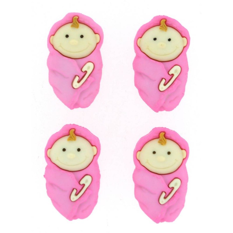 Botón Bebé Dormilón para Chica Botón Bebé Dormilón para Chica