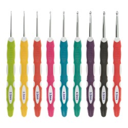 Soft Grip Colourful Crochet...