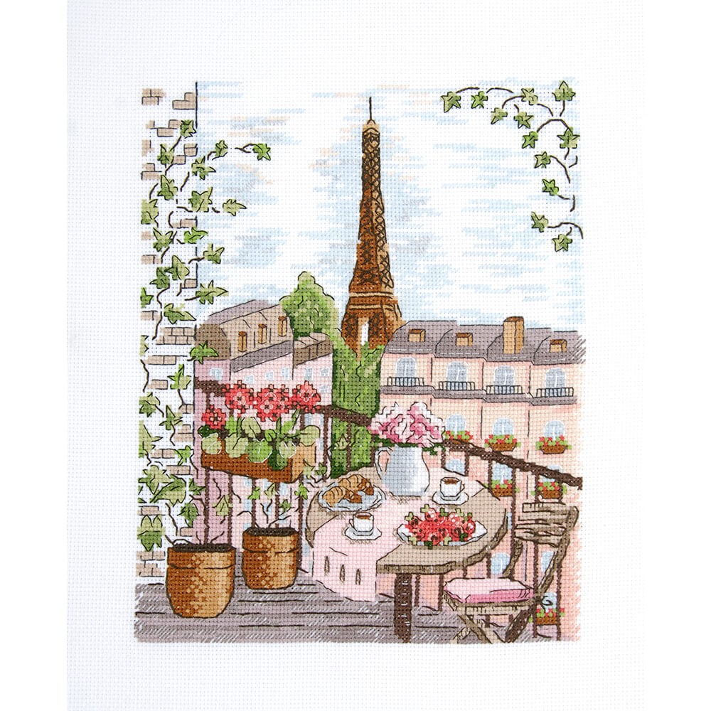 Eiffel Tower Cross Stitch Kit by Anna Matvieieva Eiffel Tower Cross Stitch Kit by Anna Matvieieva